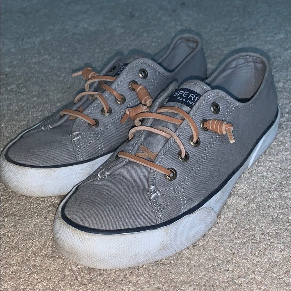 Women’s Grey Sperry Sneaker